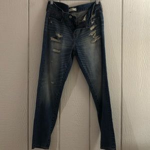Abercrombie & Fitch distressed boyfriend jeans